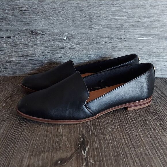 EUC Chaps Black Slip-on Loafer Shoe 7.5 - Picture 4 of 9